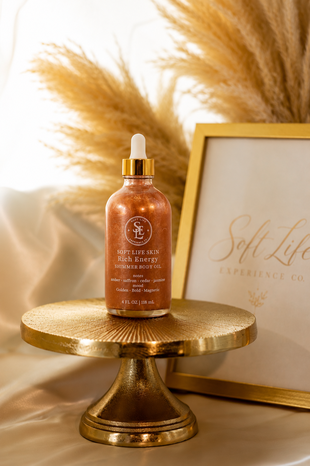 Rich Energy Shimmer Body Oil Moisturizer