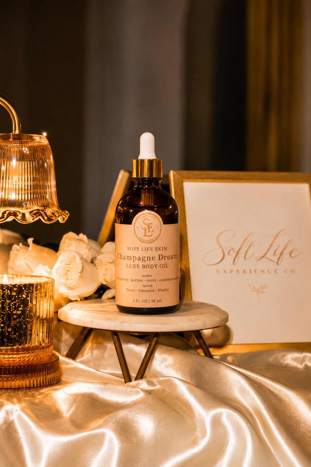 Champagne Dreams Luxe Body Oil Moisturizer