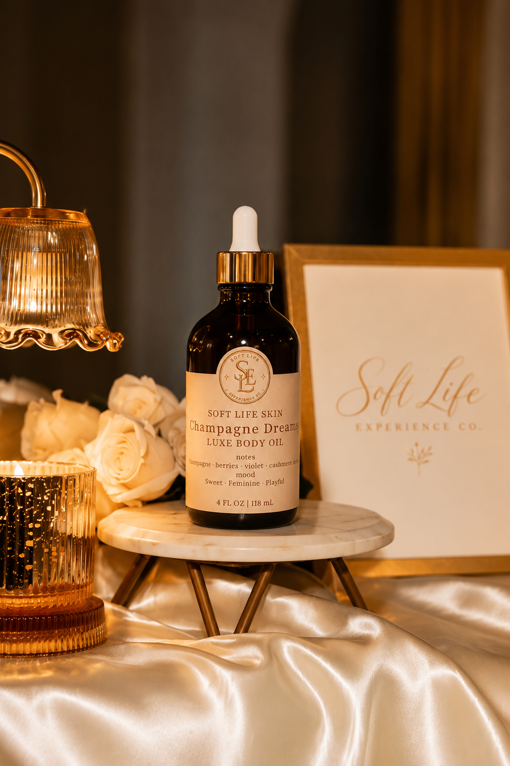 Champagne Dreams Luxe Body Oil Moisturizer
